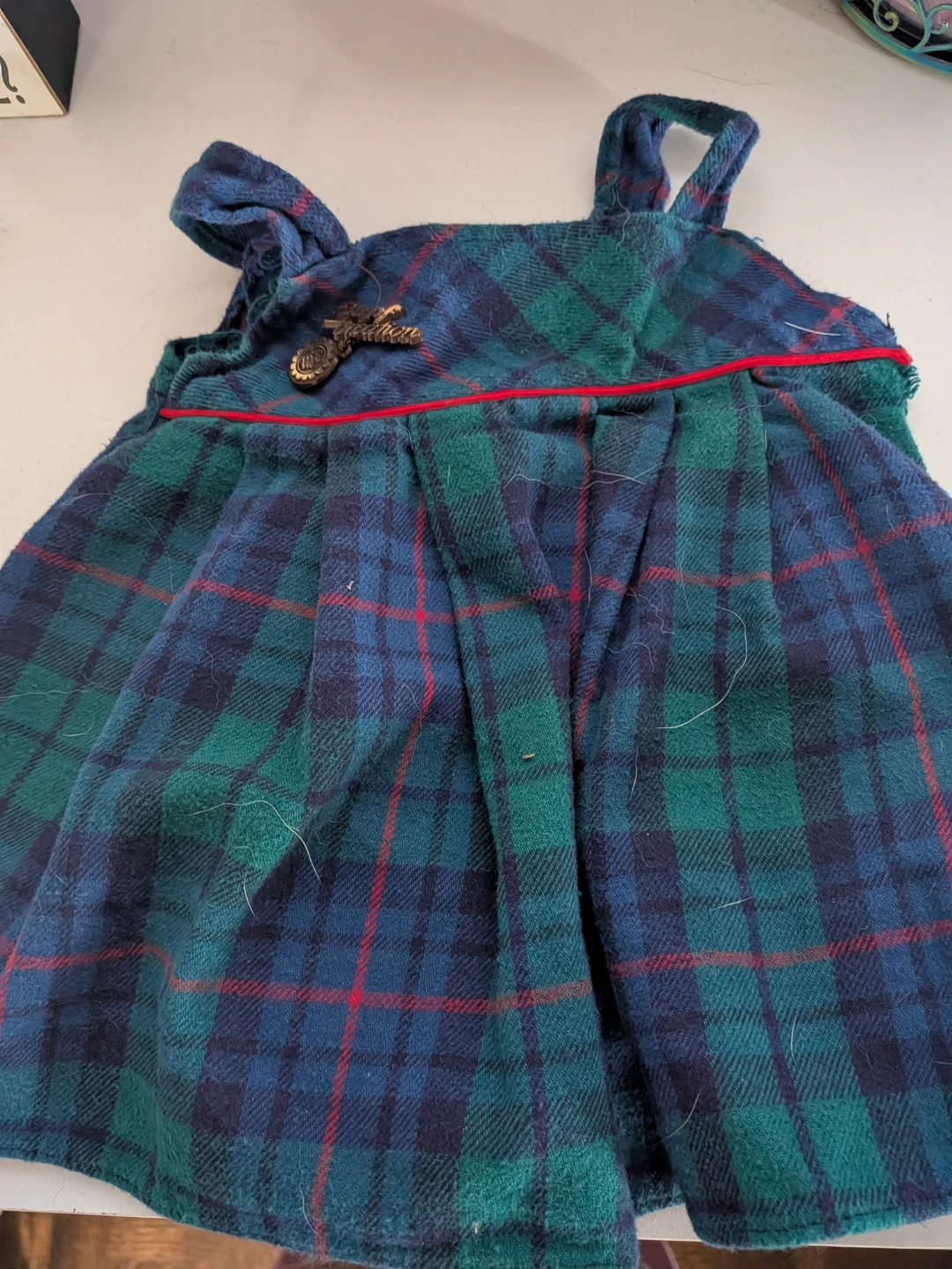 Tartan Plaid Kids Dress