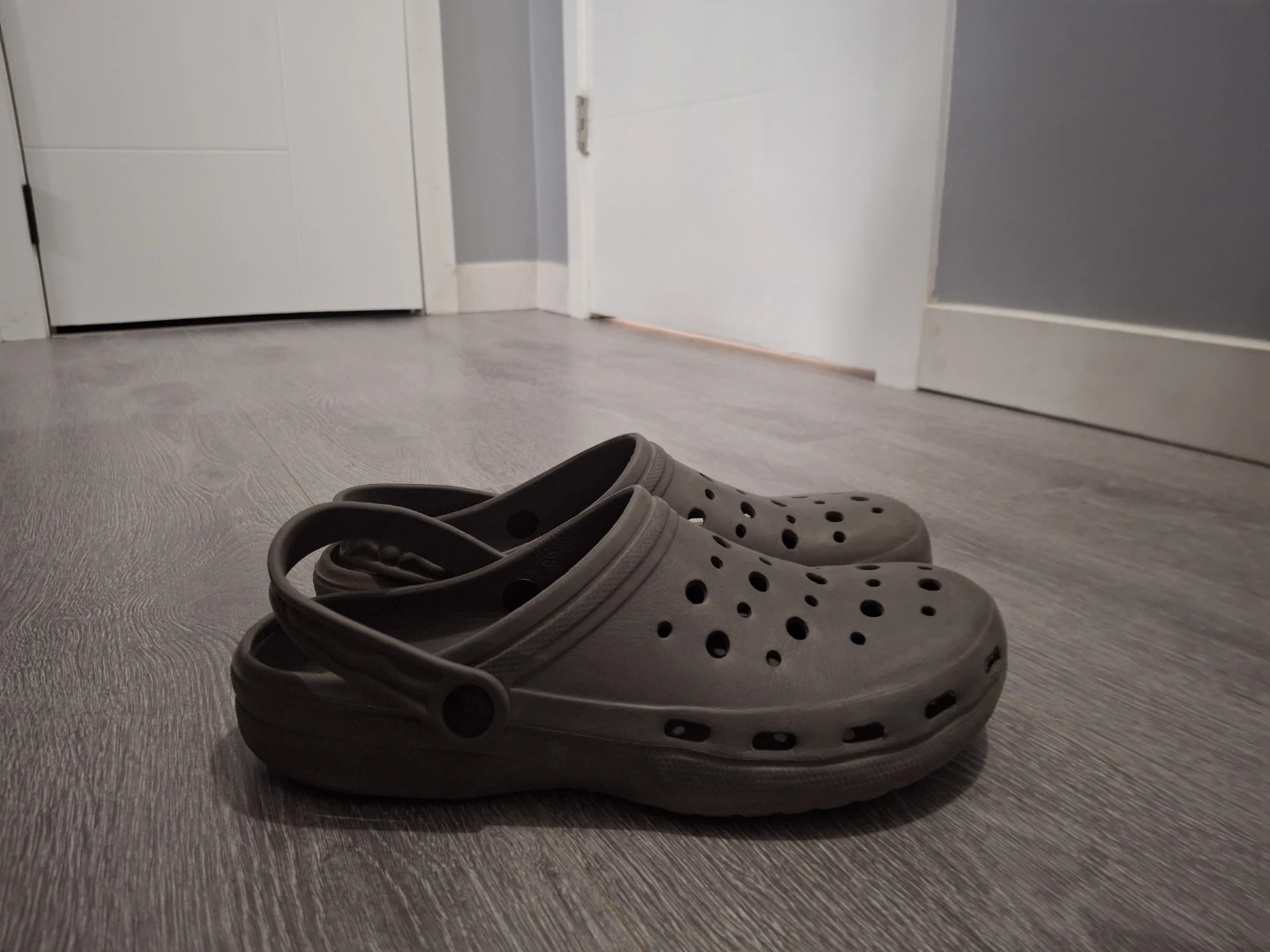 Grey Crocs Clogs - photo 2