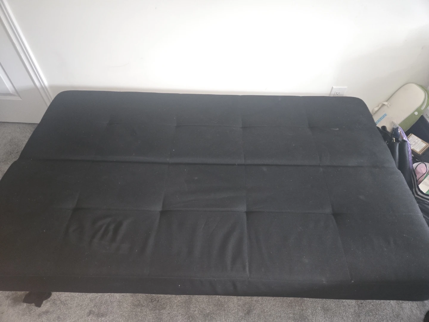 Black Futon Sofa Bed - photo 2
