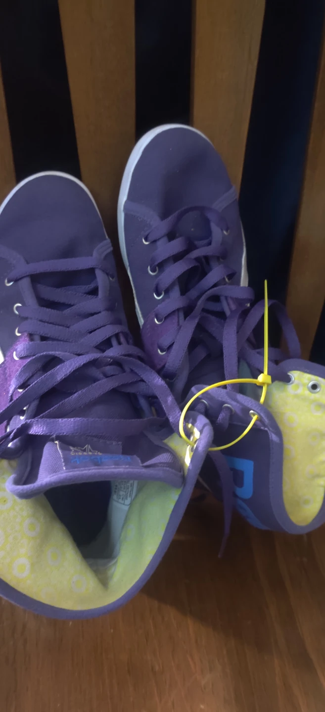 Reebok Classic High-Top Sneakers, Purple, Size 7