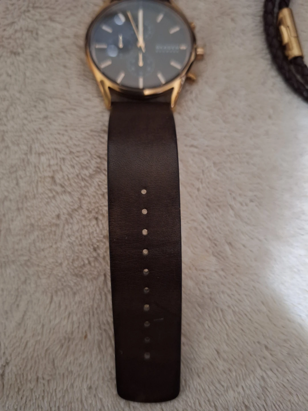 Mens skagen denmark watch Rose gold/ burgundy - photo 5