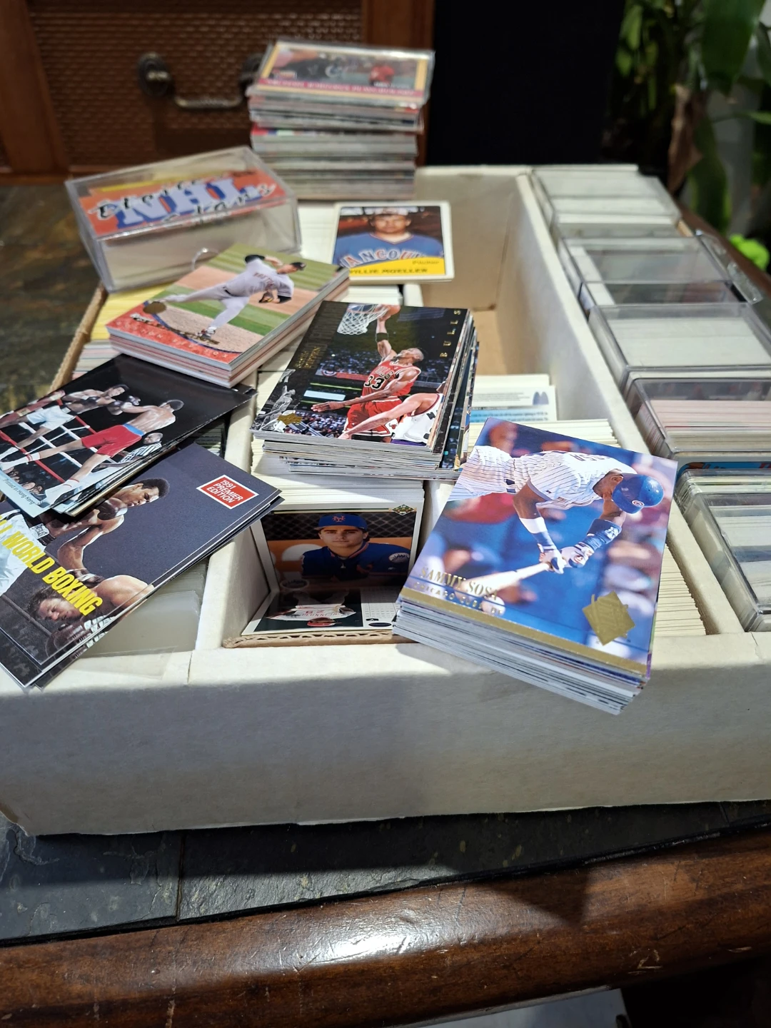3000+ Huge Mostly Unsearched Trading Card Lot - photo 3