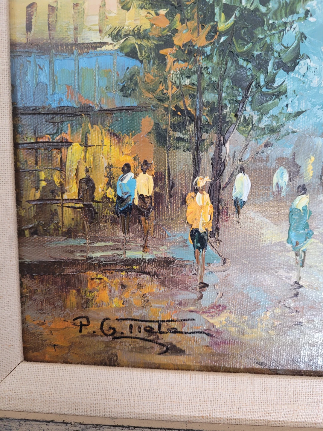 P. G. Tiele oil painting on canvas