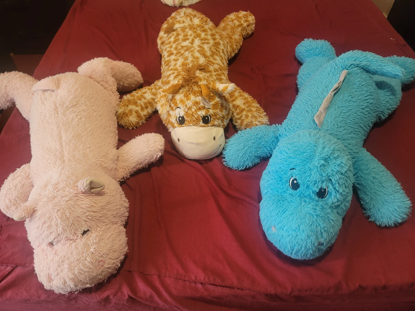 Set of 3 Plush Animal Pillows - photo 2