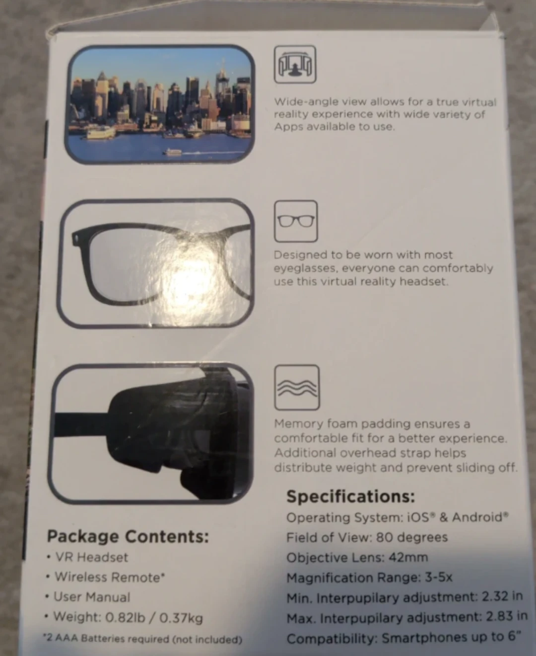 Cynoculars Virtual Reality Headset and Remote - photo 5