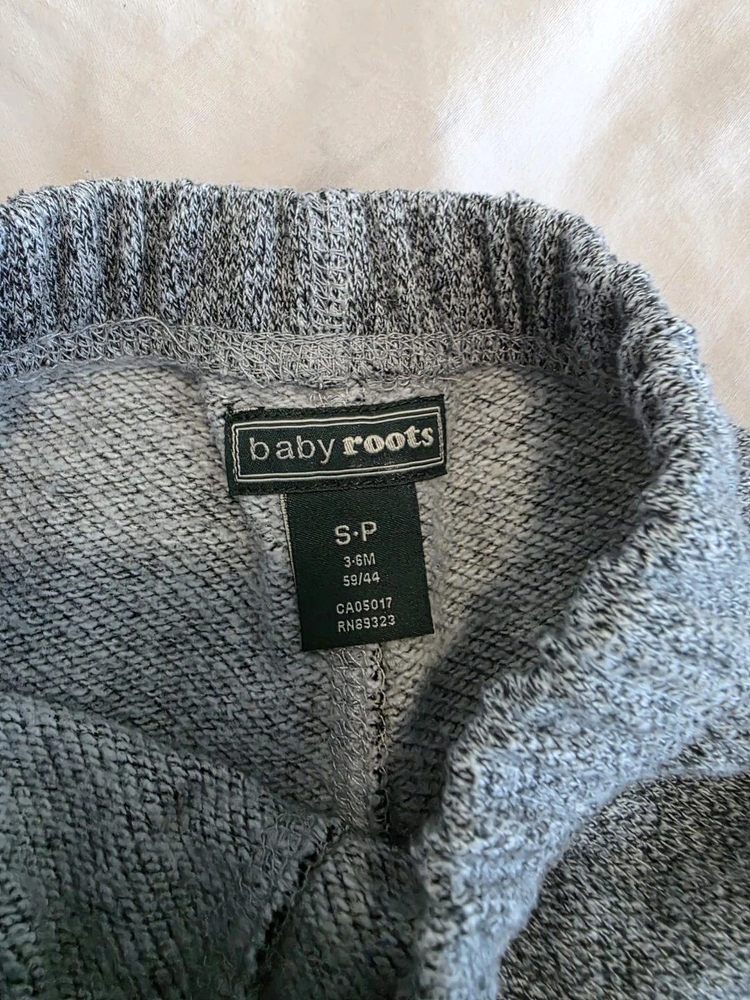 Baby Roots Grey Joggers 3-6 Months - photo 2
