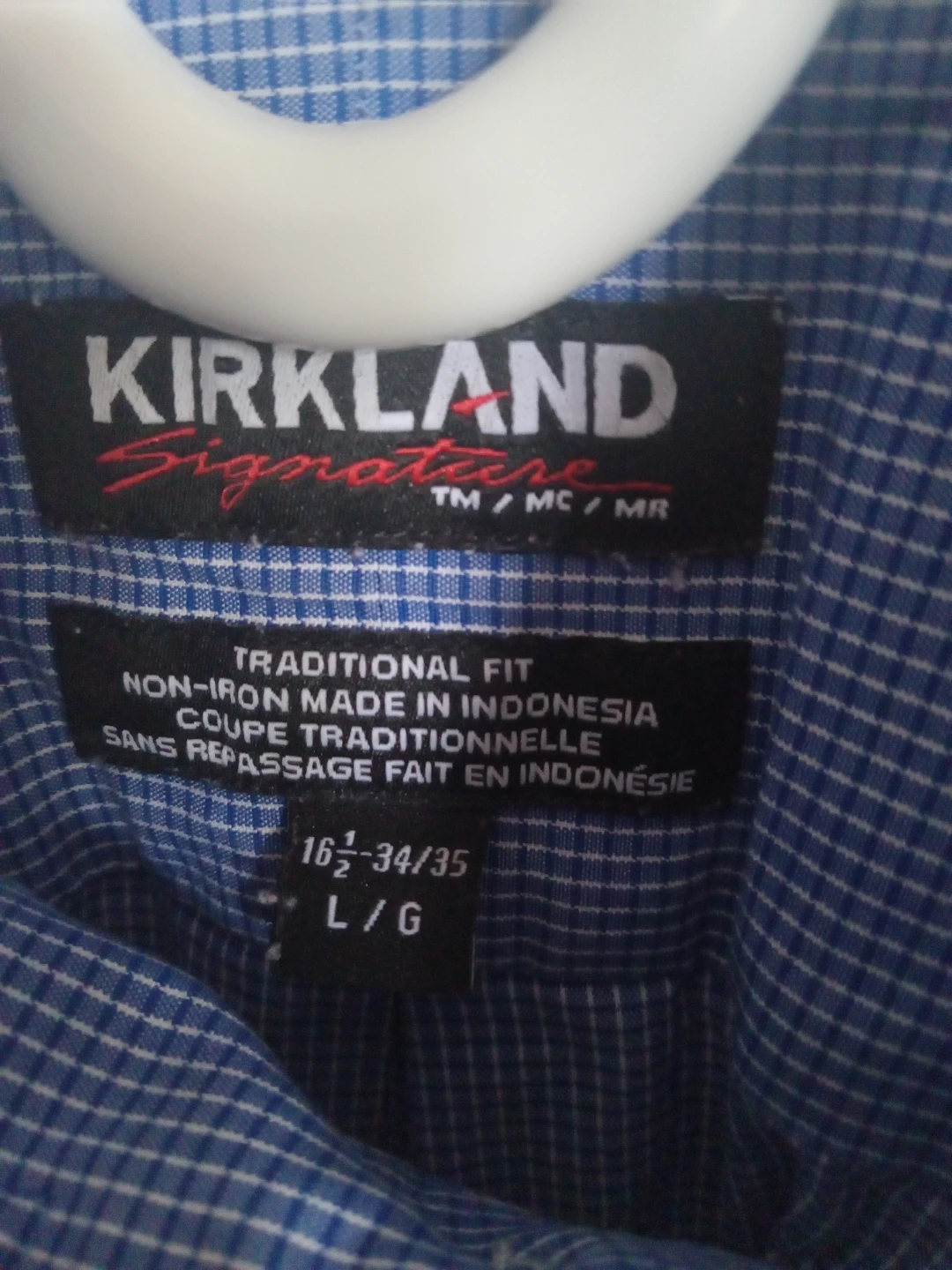 Kirkland Signature Traditional Fit Dress Shirt Blue L - photo 2