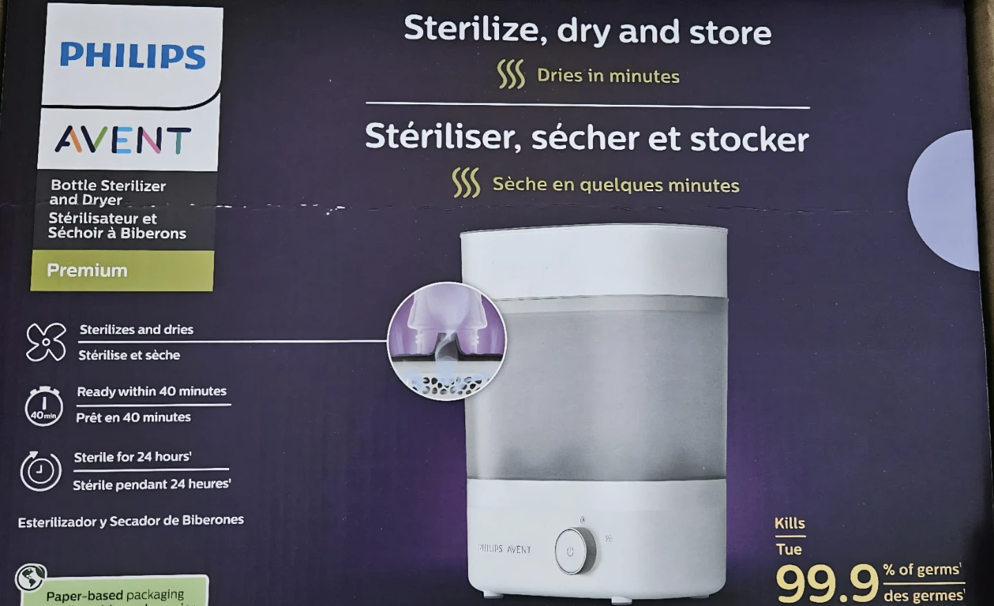 Philips Avent Premium Bottle Sterilizer and Dryer