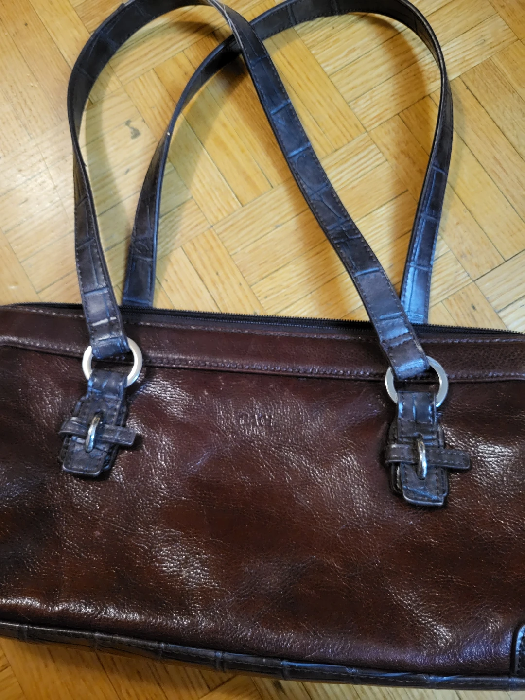 Baci Italia Dark Brown Leather Handbag - photo 2
