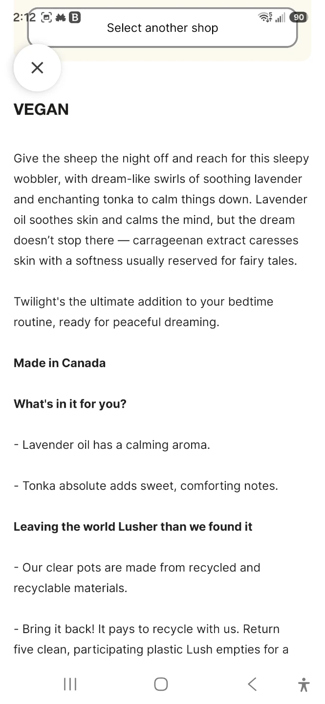 Lush Twilight Shower Jelly - photo 2