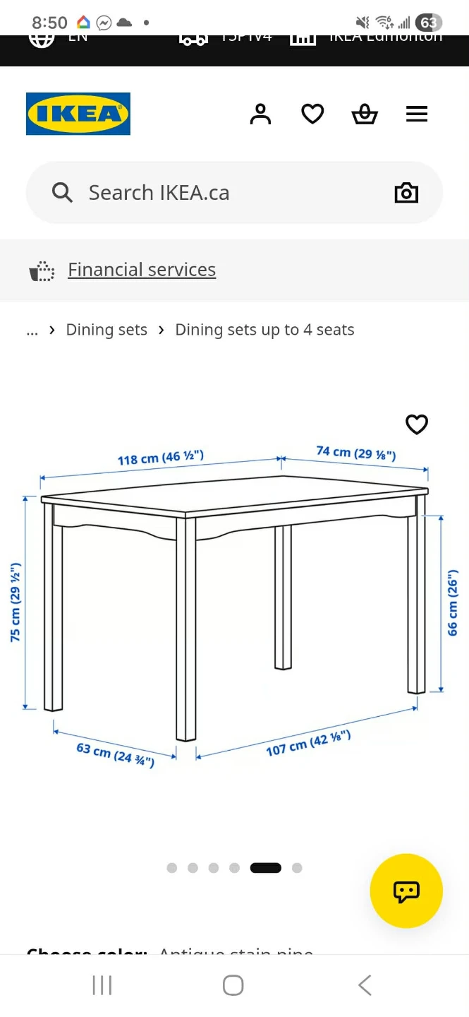 IKEA JOKKMOKK Dining Table - photo 3