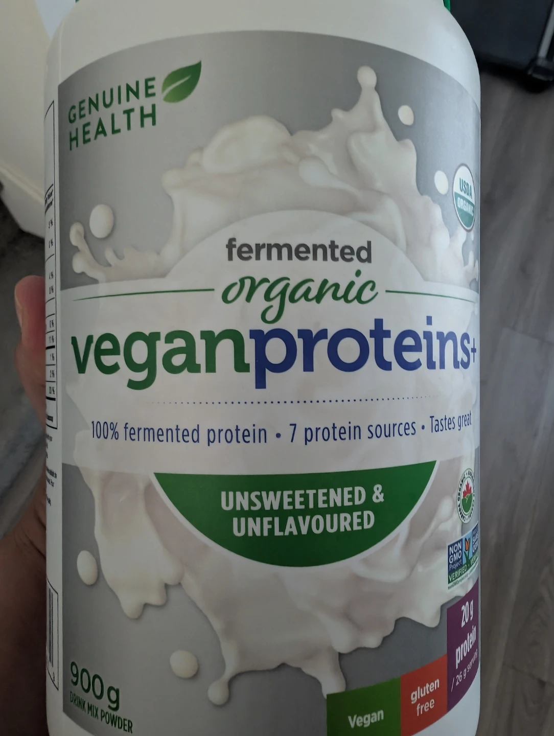 Genuine Health Fermented Organic Vegan Proteins+ 900g - photo 2