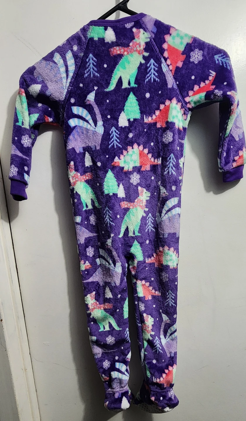 PJ Place Toddler Fleece Dinosaur Onesie - photo 2