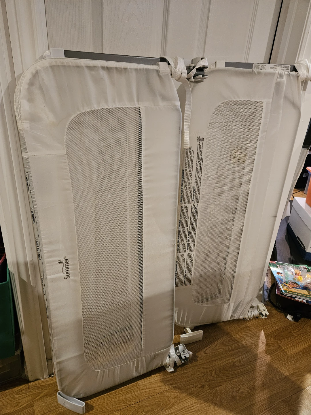 Two Summer Infant safety bed rails