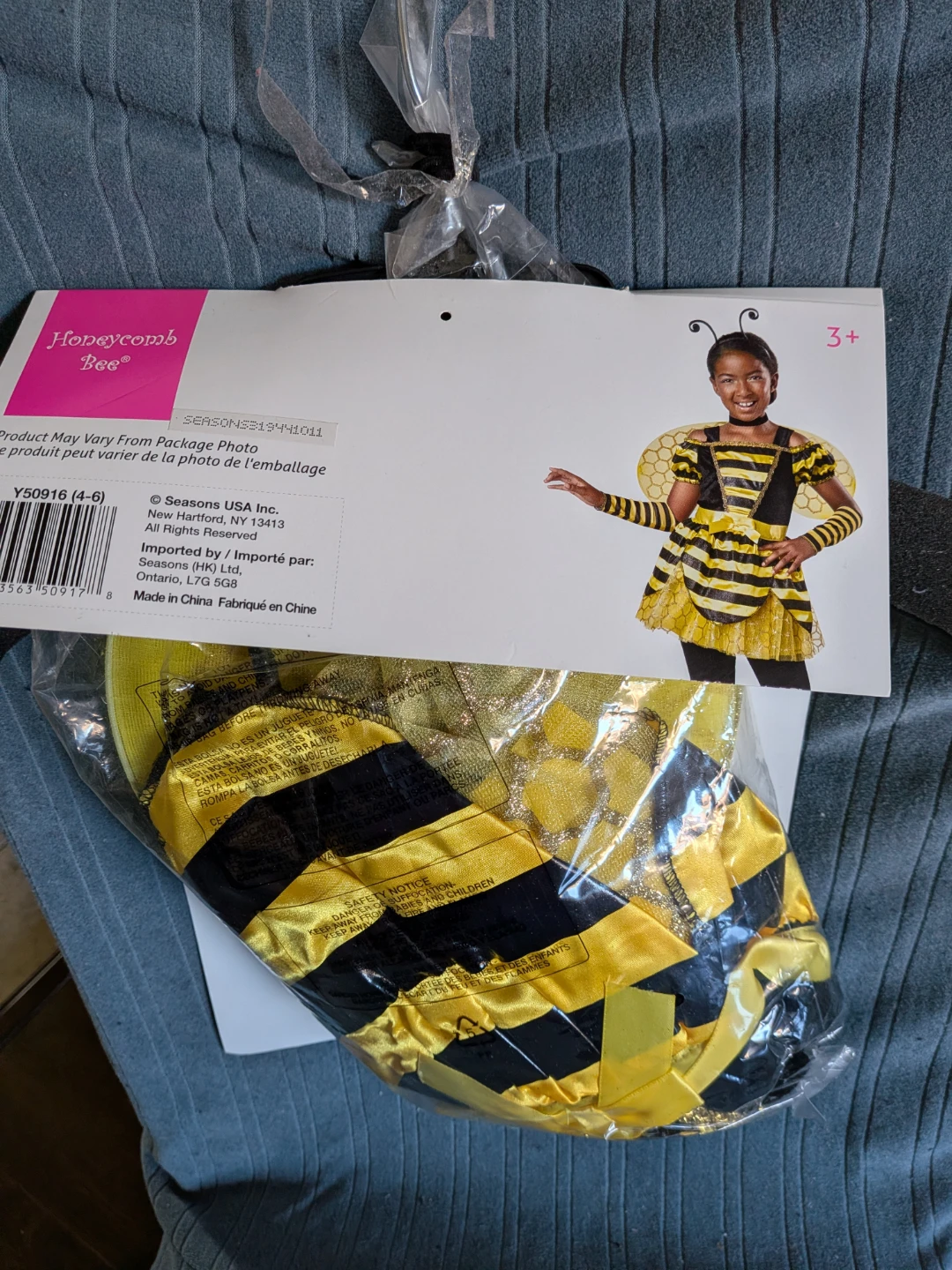 Halloween  Honeycomb Bee Costume Size S 4-6 - photo 2