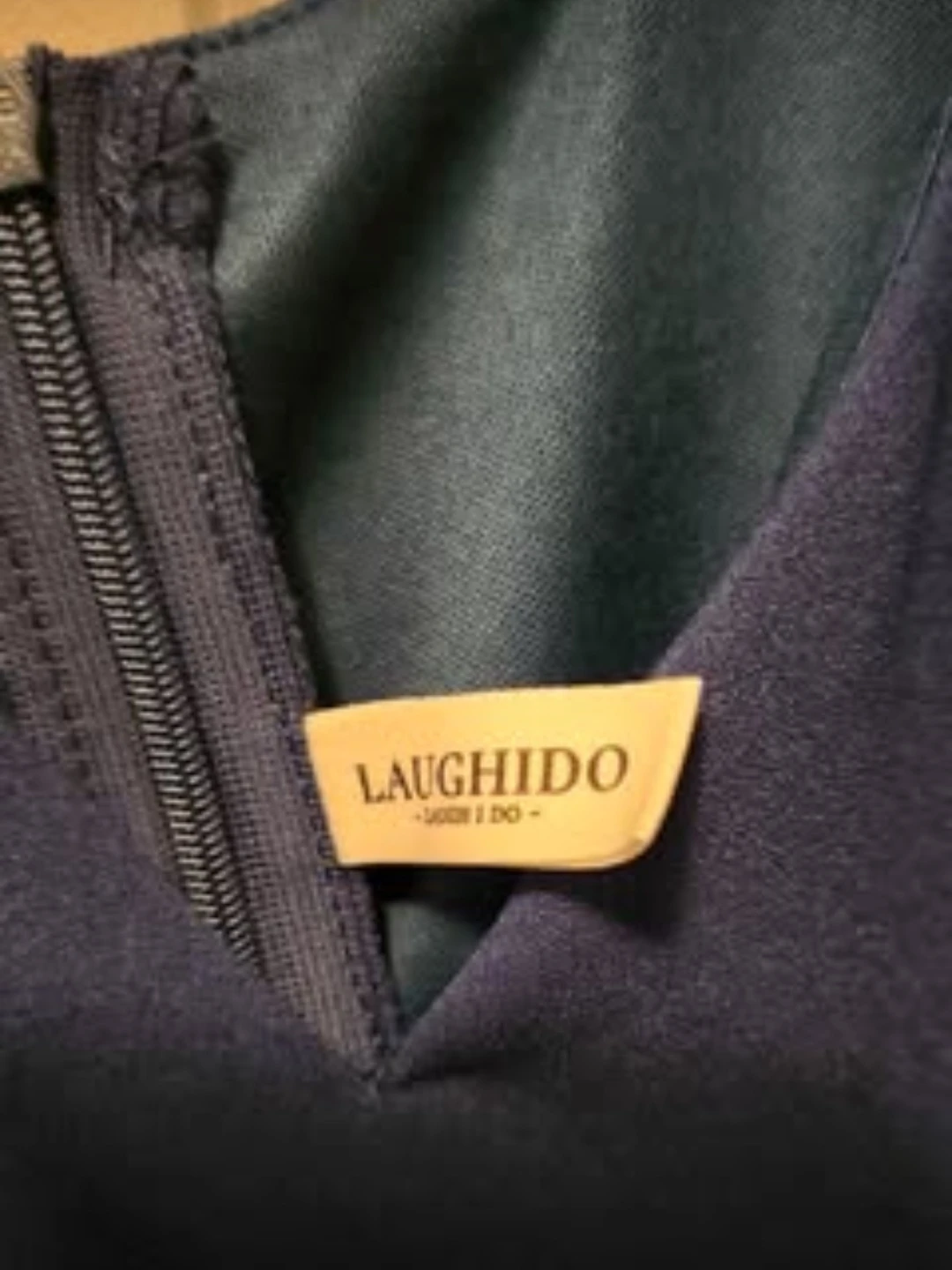 Laughido Sleeveless Navy Dress - photo 3