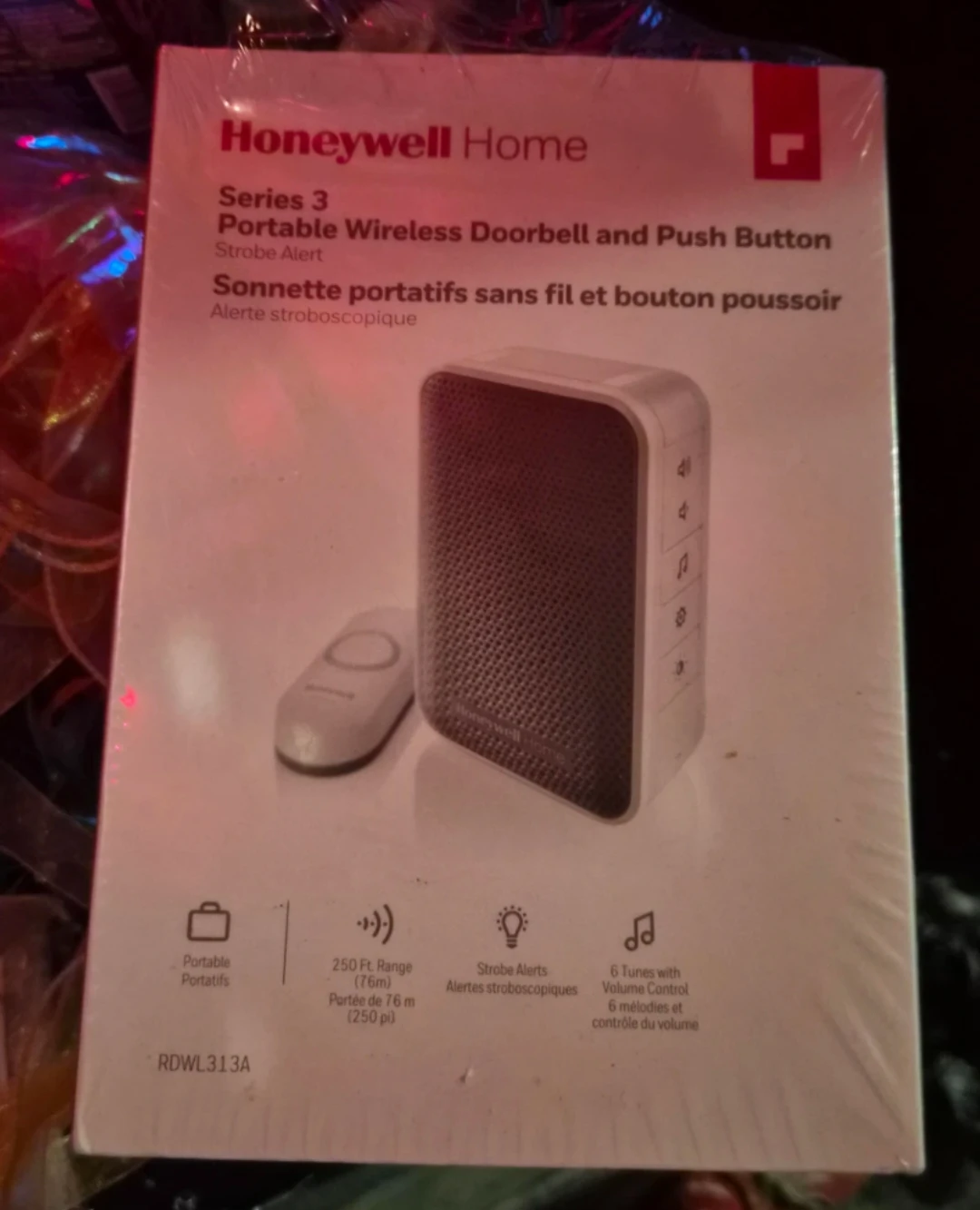 Honeywell Home Series 3 Portable Wireless Doorbell