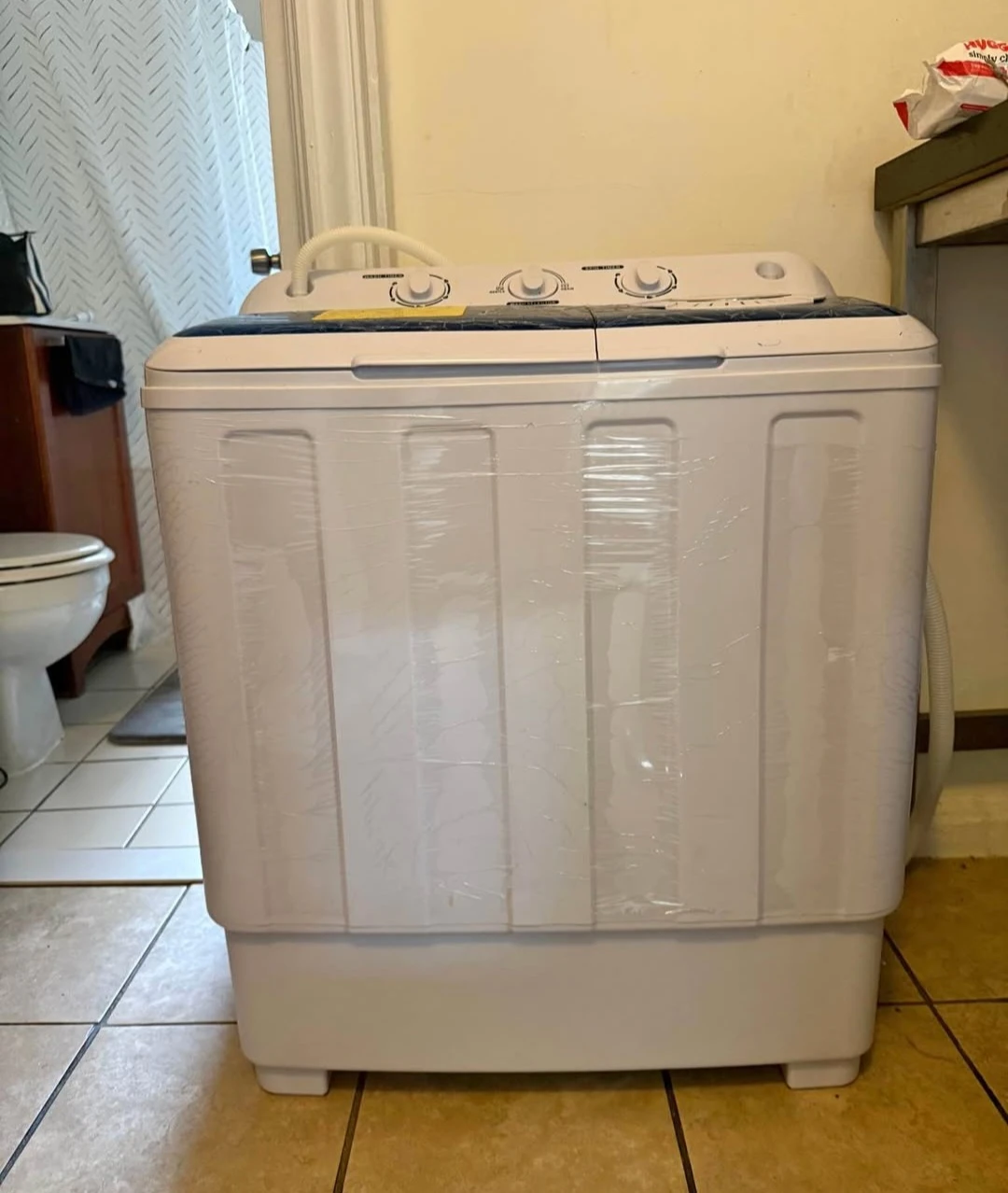 Brand new 28lb Washing machine+dryer - photo 2