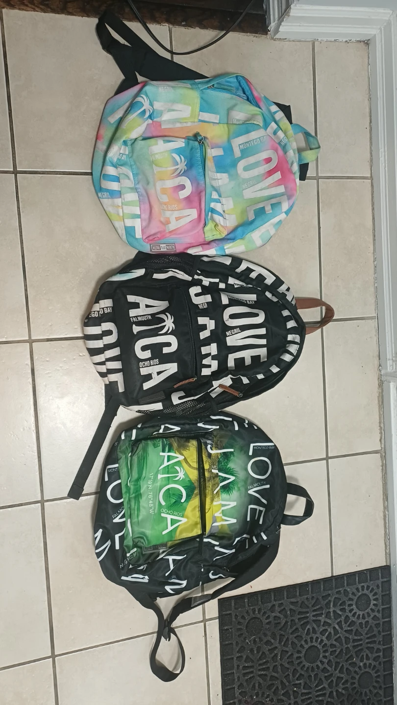 3 Robin Ruth Jamaica Backpacks