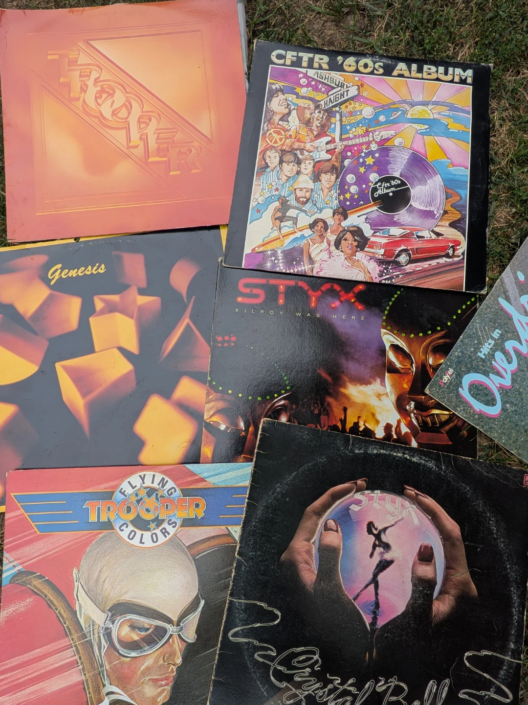 Collection of 7 Vintage Vinyl Records