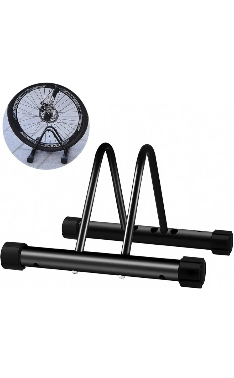 Black Steel Floor Bicycle Stand