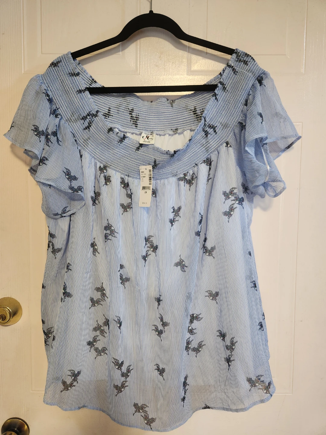 Penningtons JC Jeans Blue Striped Blouse