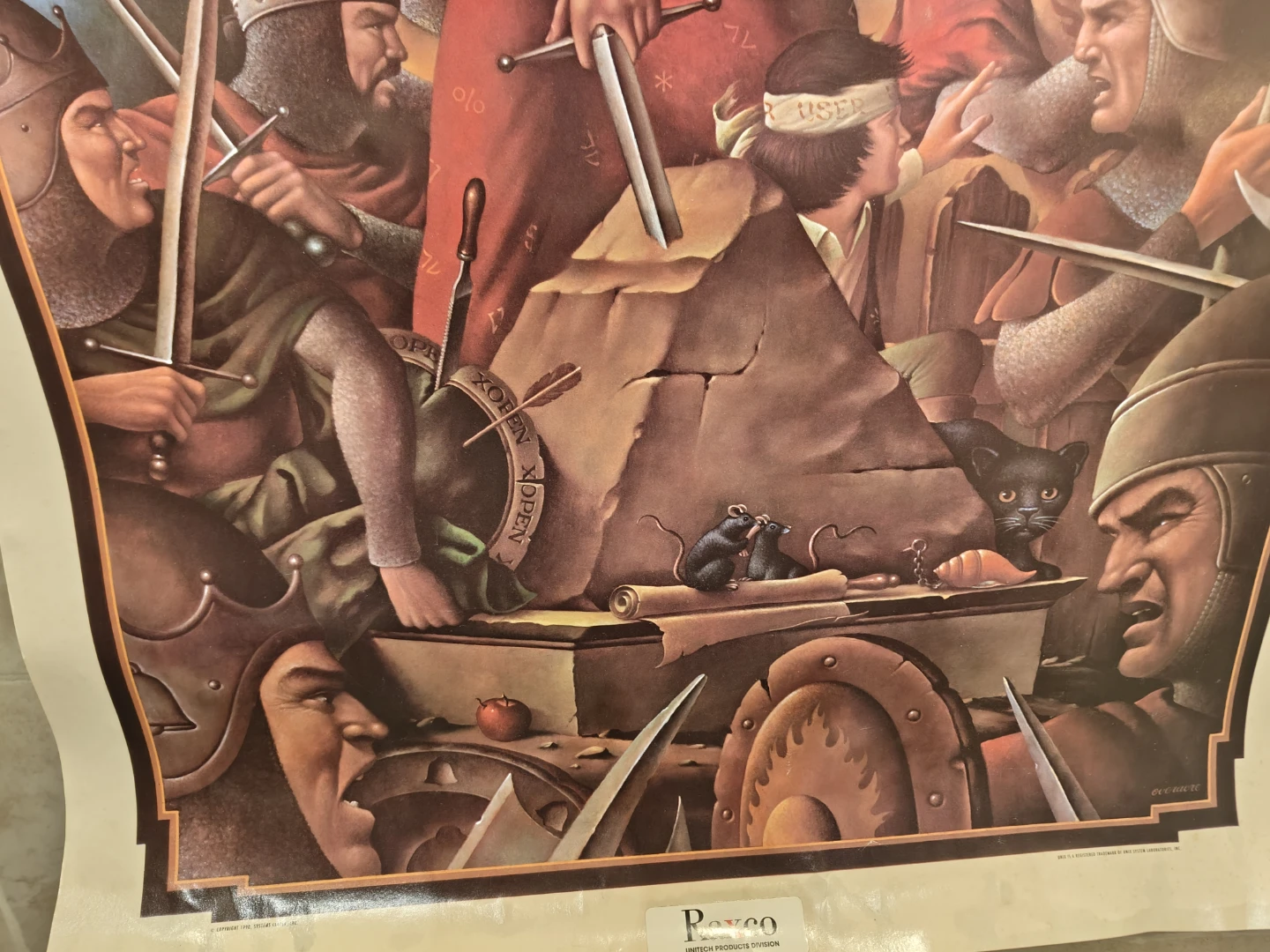 Vintage Unix Feuds Poster wizard - photo 3