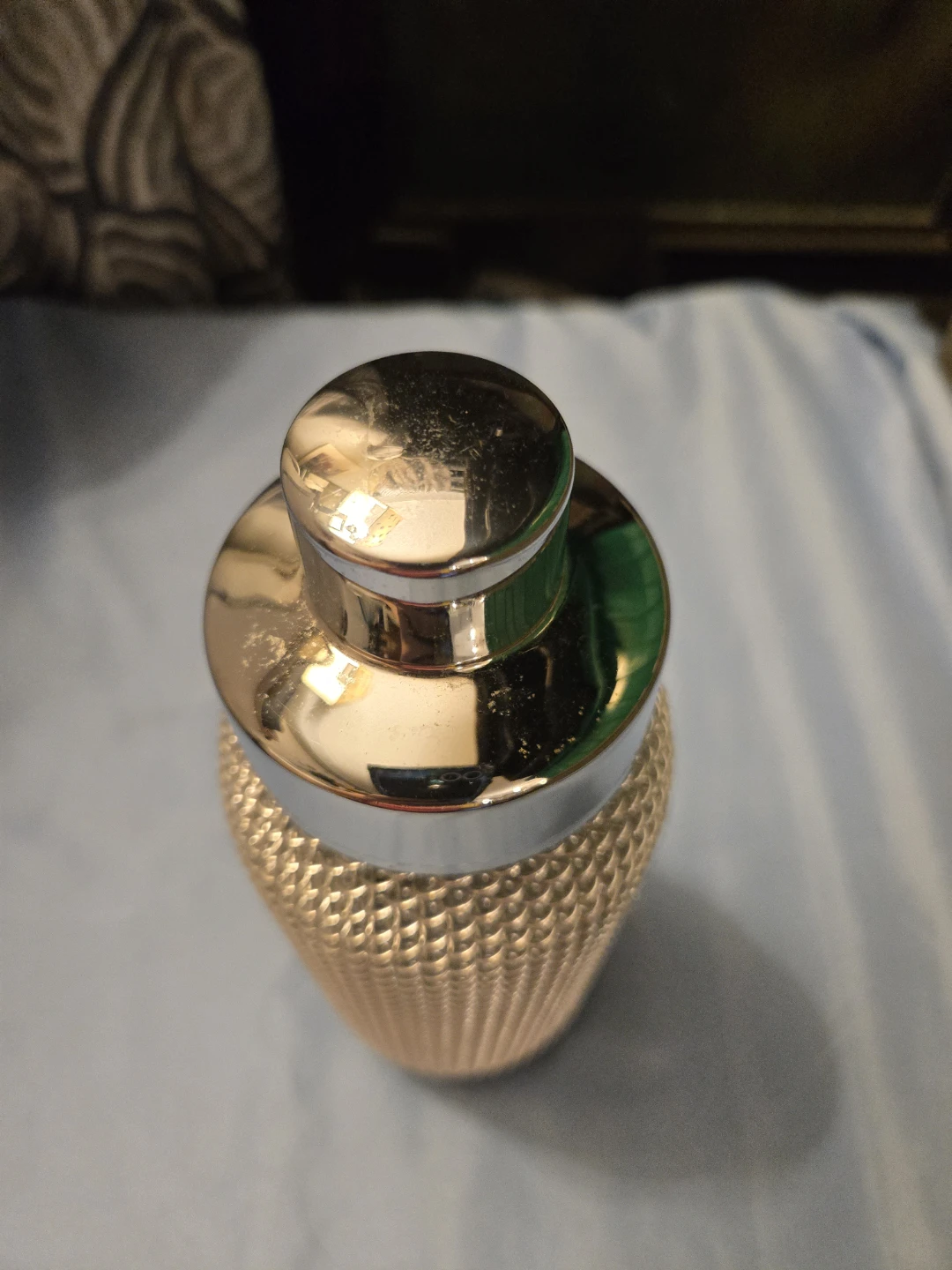 Vintage 1960s Mid Century Chrome Mesh Cocktail Shaker - photo 3