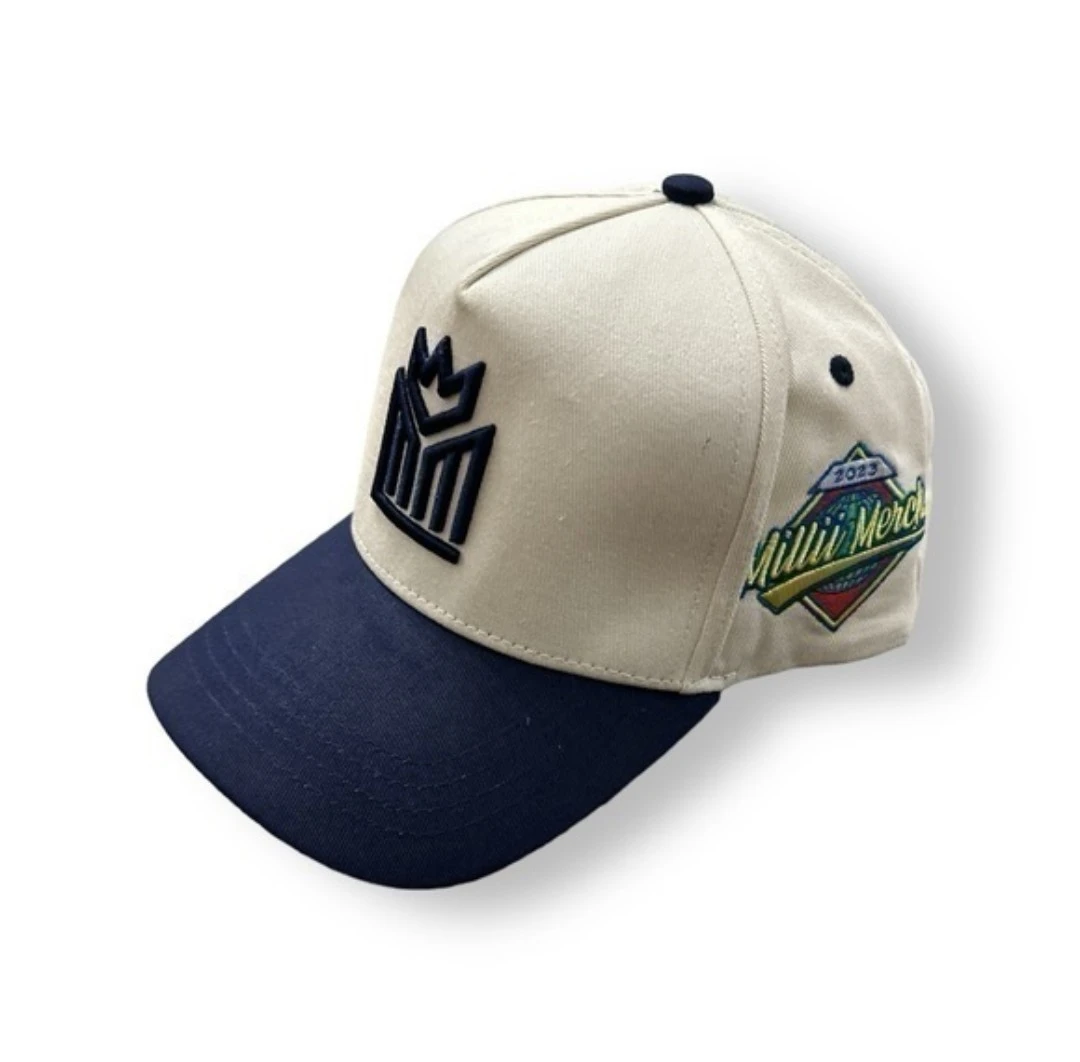 Millii Merch Championship Hat in Tan Blue 2023 new