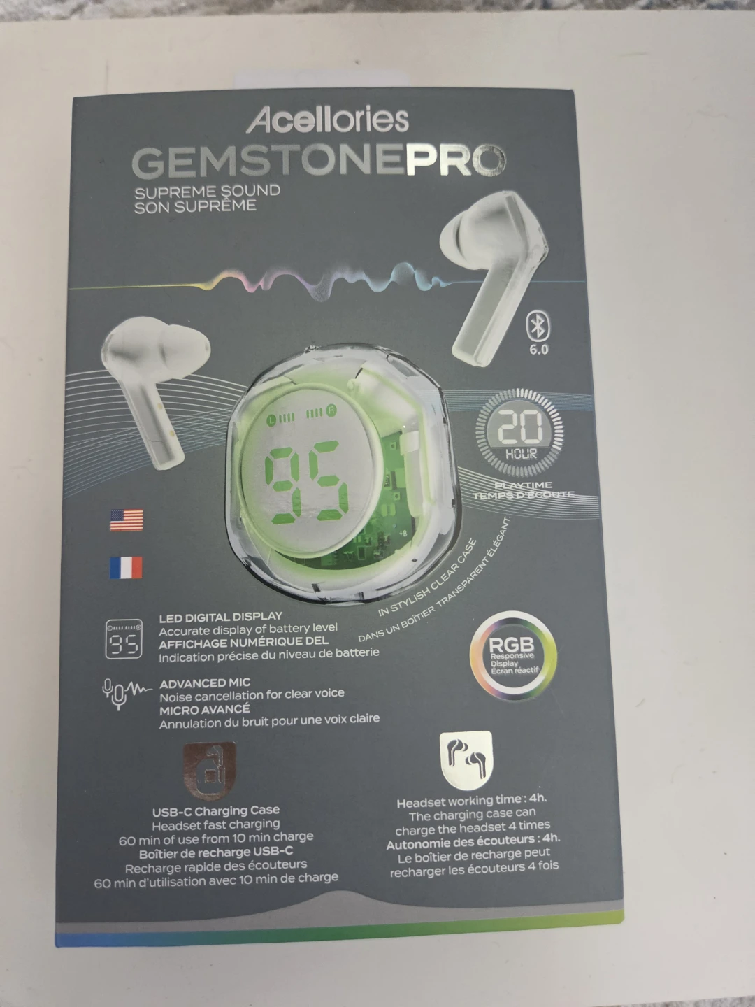 Acellories Gemstone Pro Wireless Earbuds