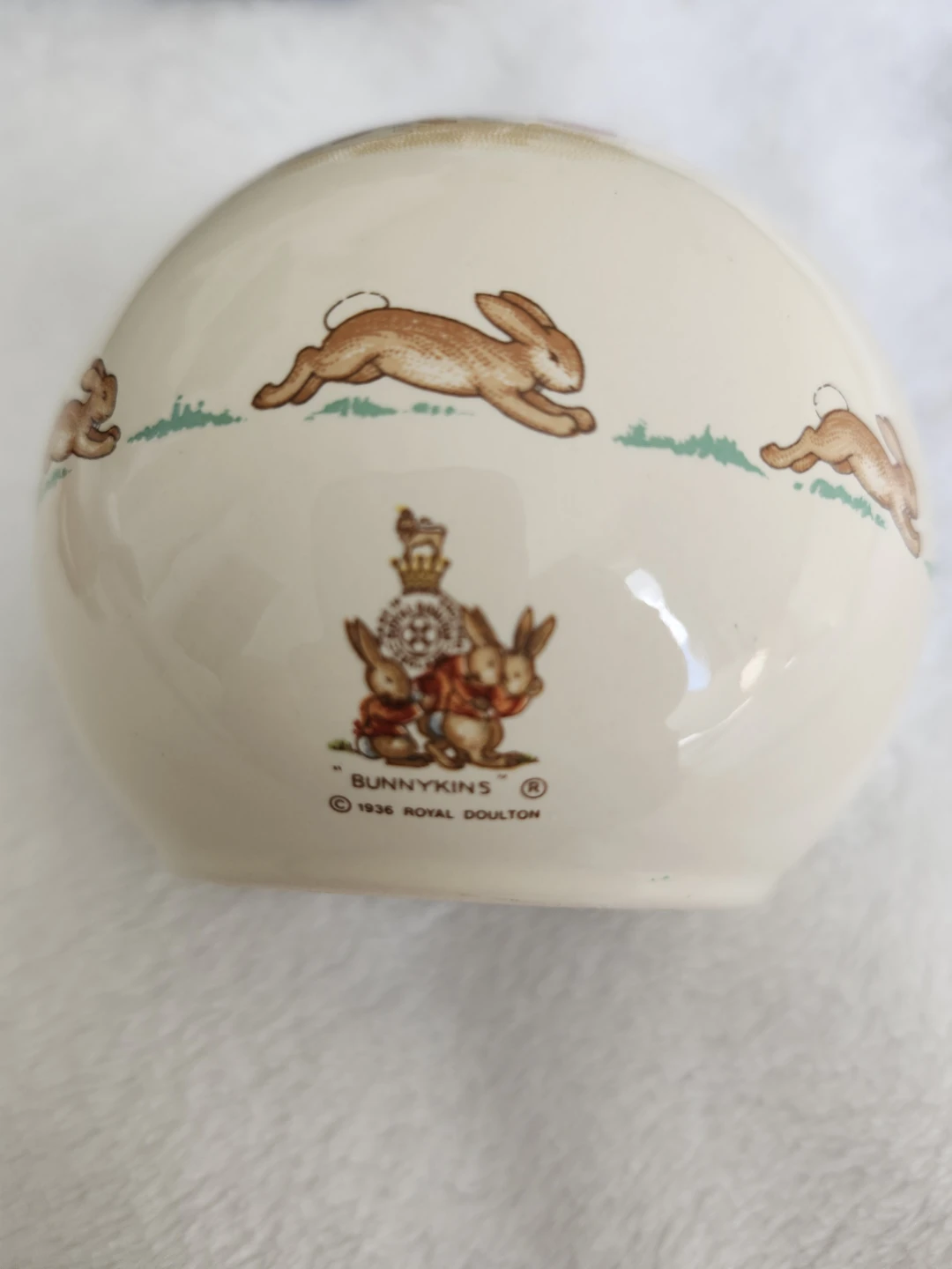 Vintage Royal Doulton Bunnykins Ceramic Coin Bank - photo 2