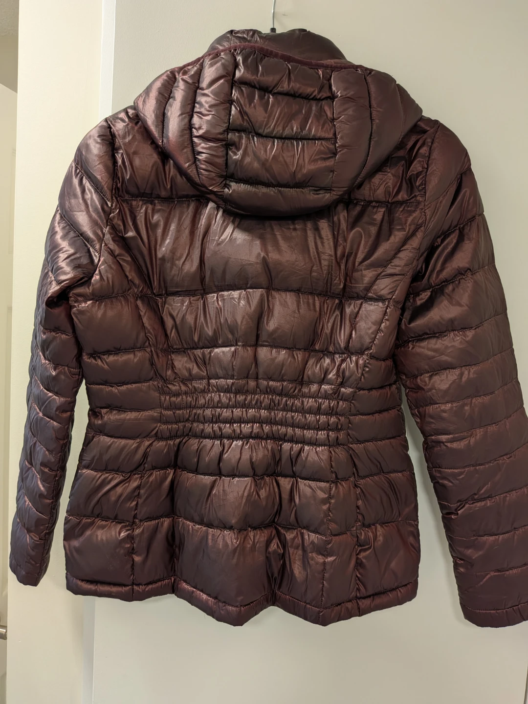 Calvin Klein Burgundy Down Jacket - photo 2