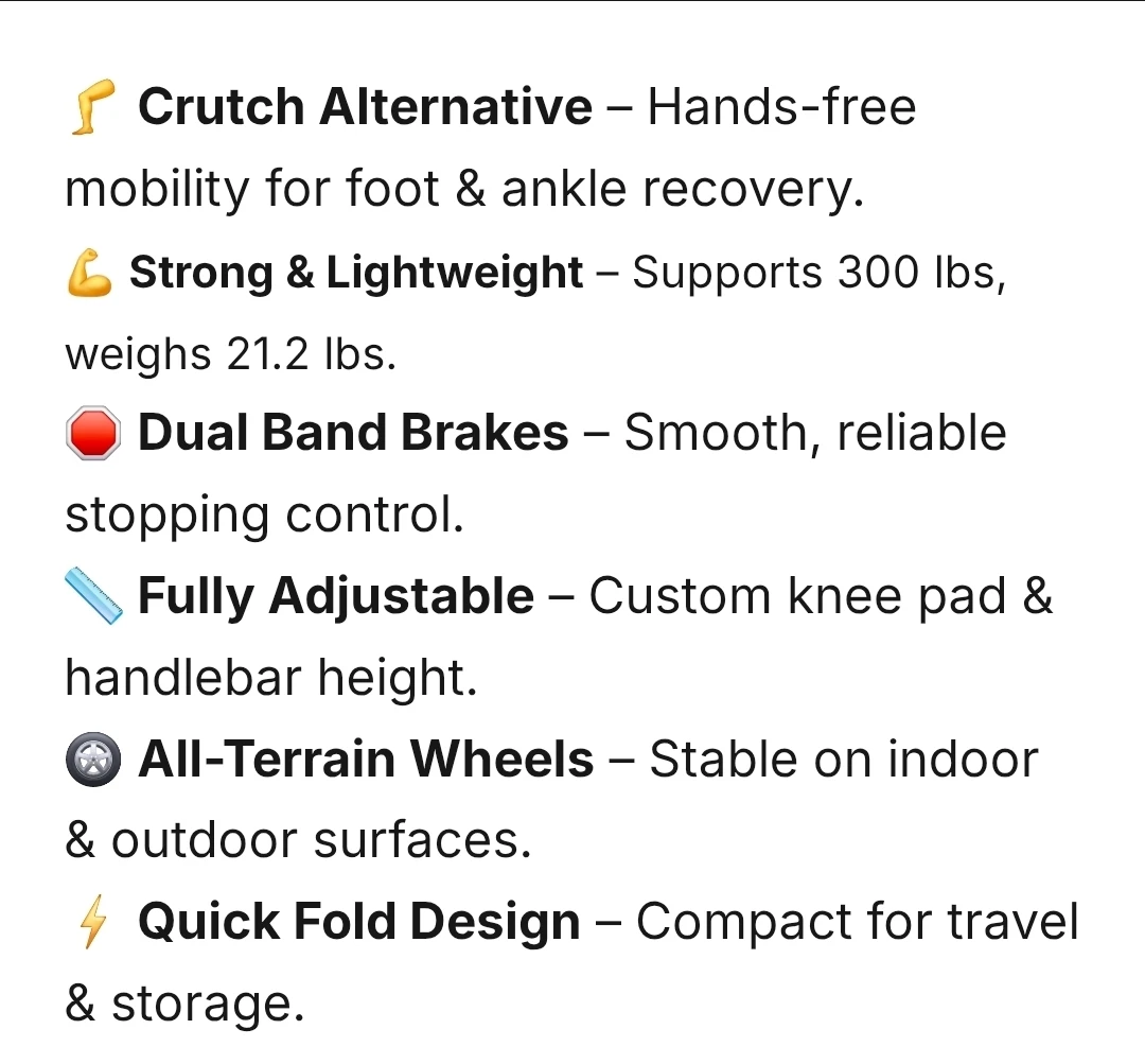 ProTraverse Knee Scooter- NEW - photo 5