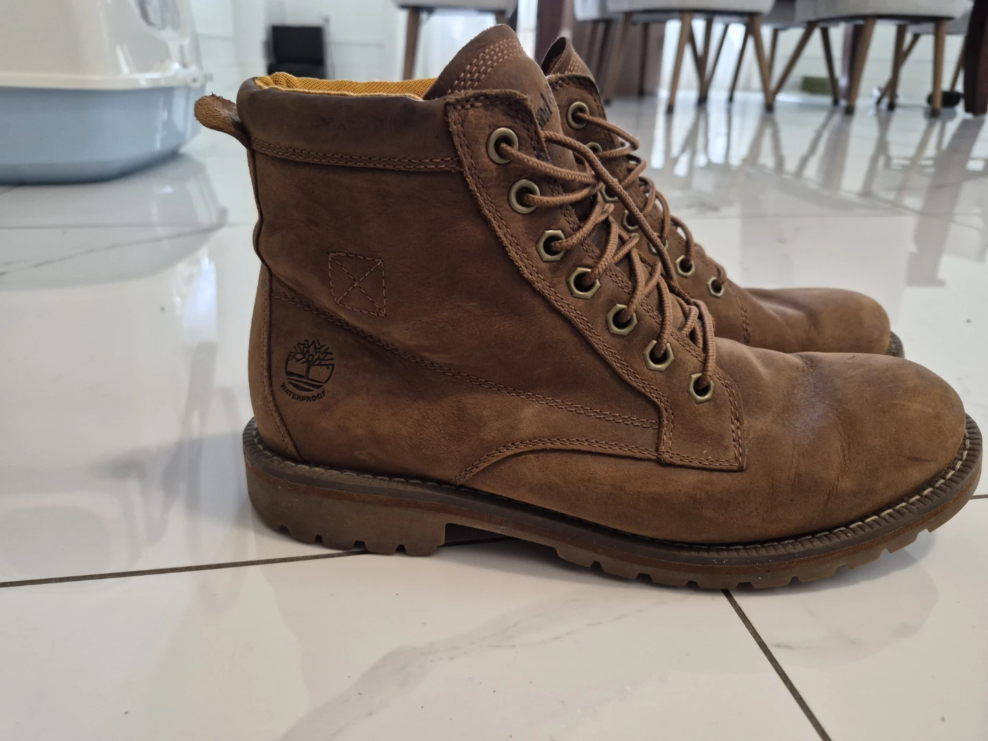 Timberland Brown Lace-Up Boots - photo 4
