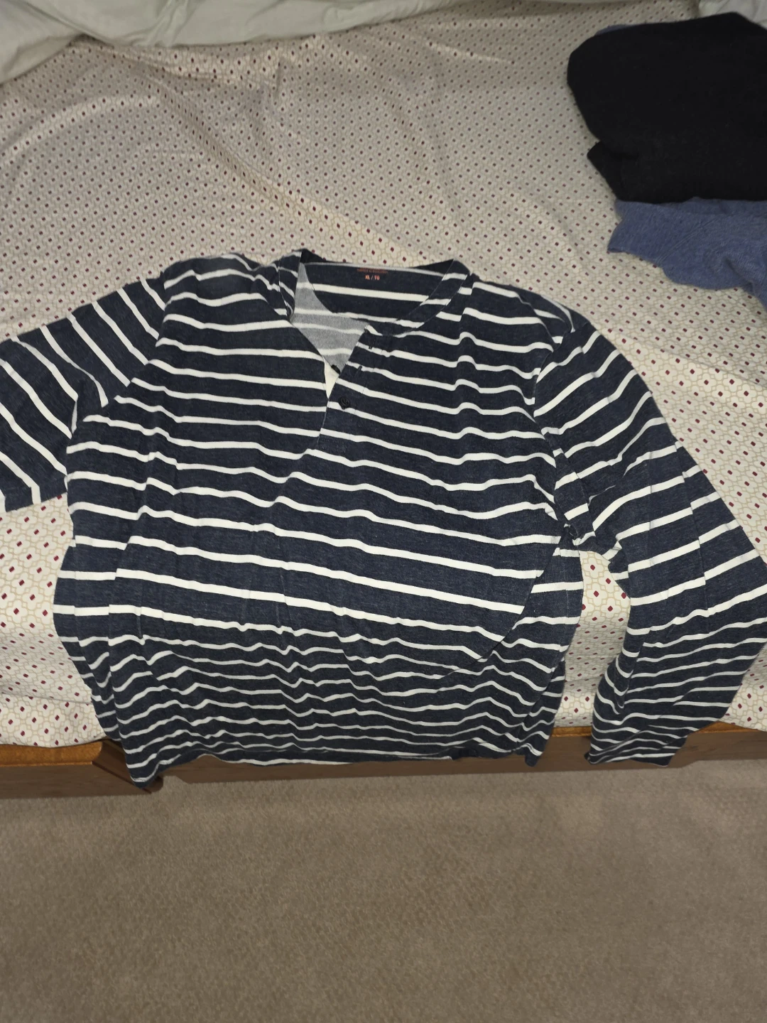 Joe Fresh Striped Henley Shirt