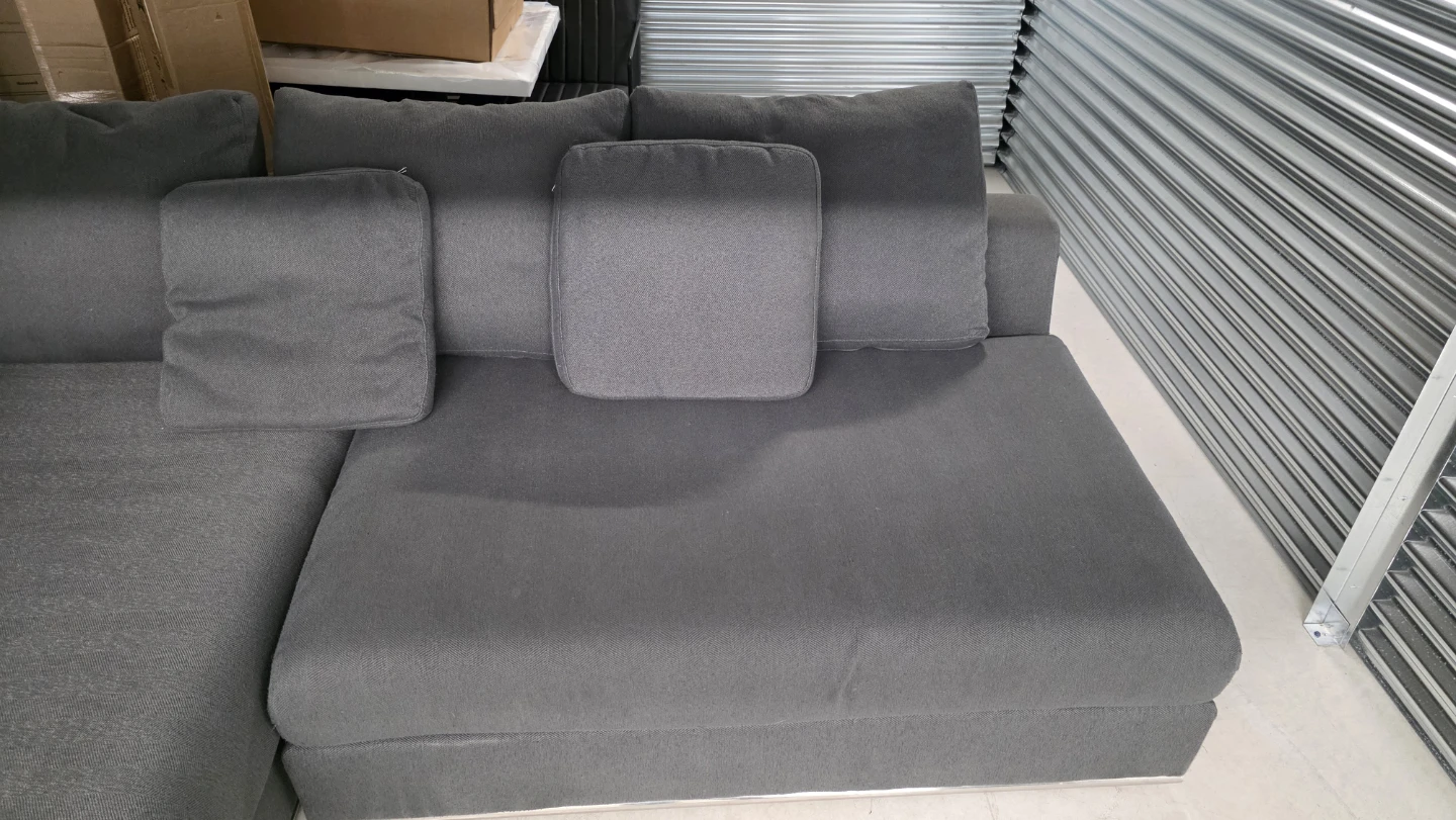Large Modular Grey Sectional Sofa - photo 3