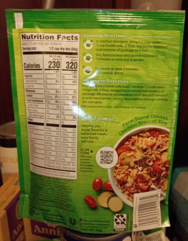 Knorr Rice Sides Cheddar Broccoli 🏈 - photo 2