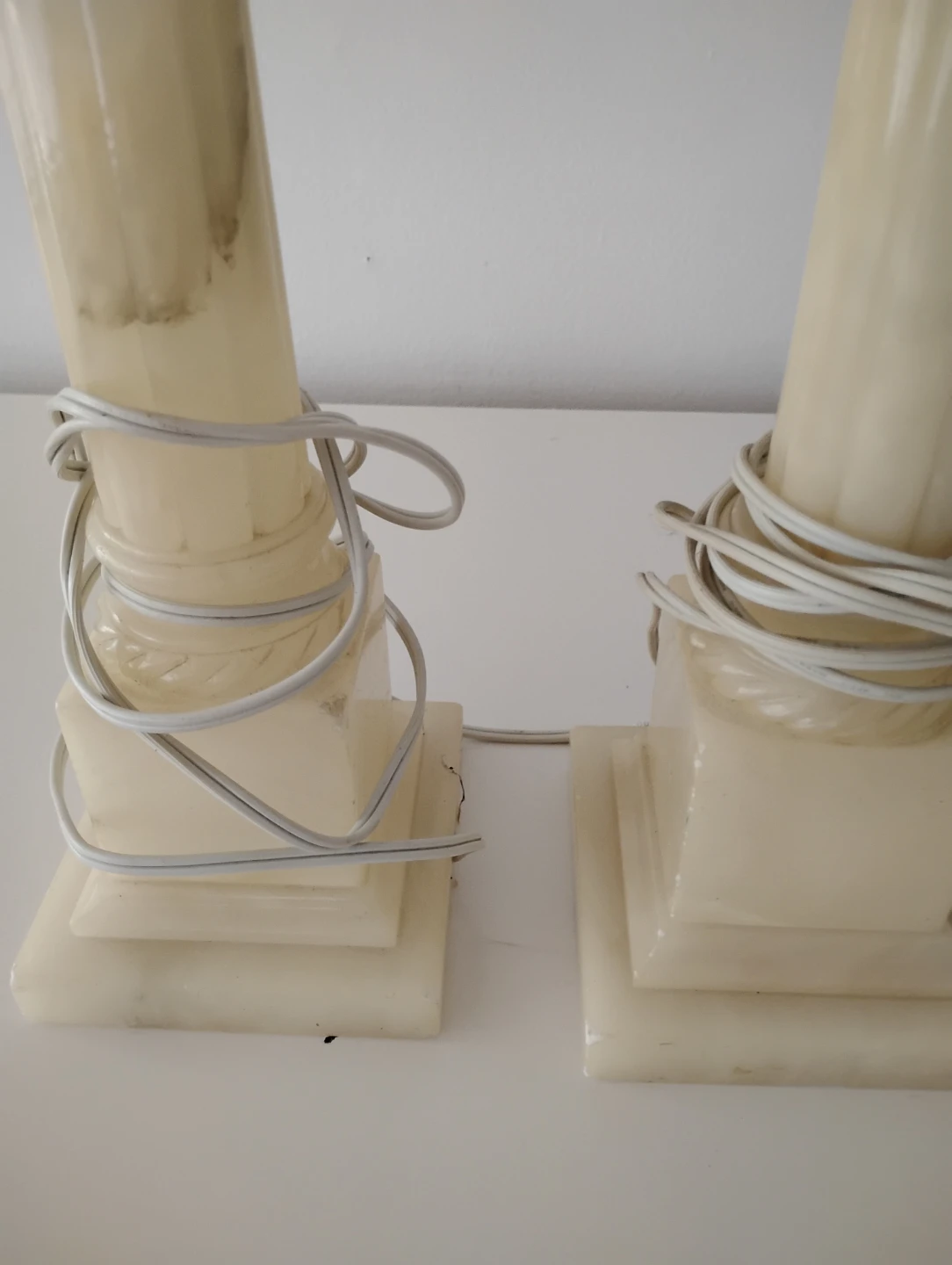Alebaster lamps set - photo 2