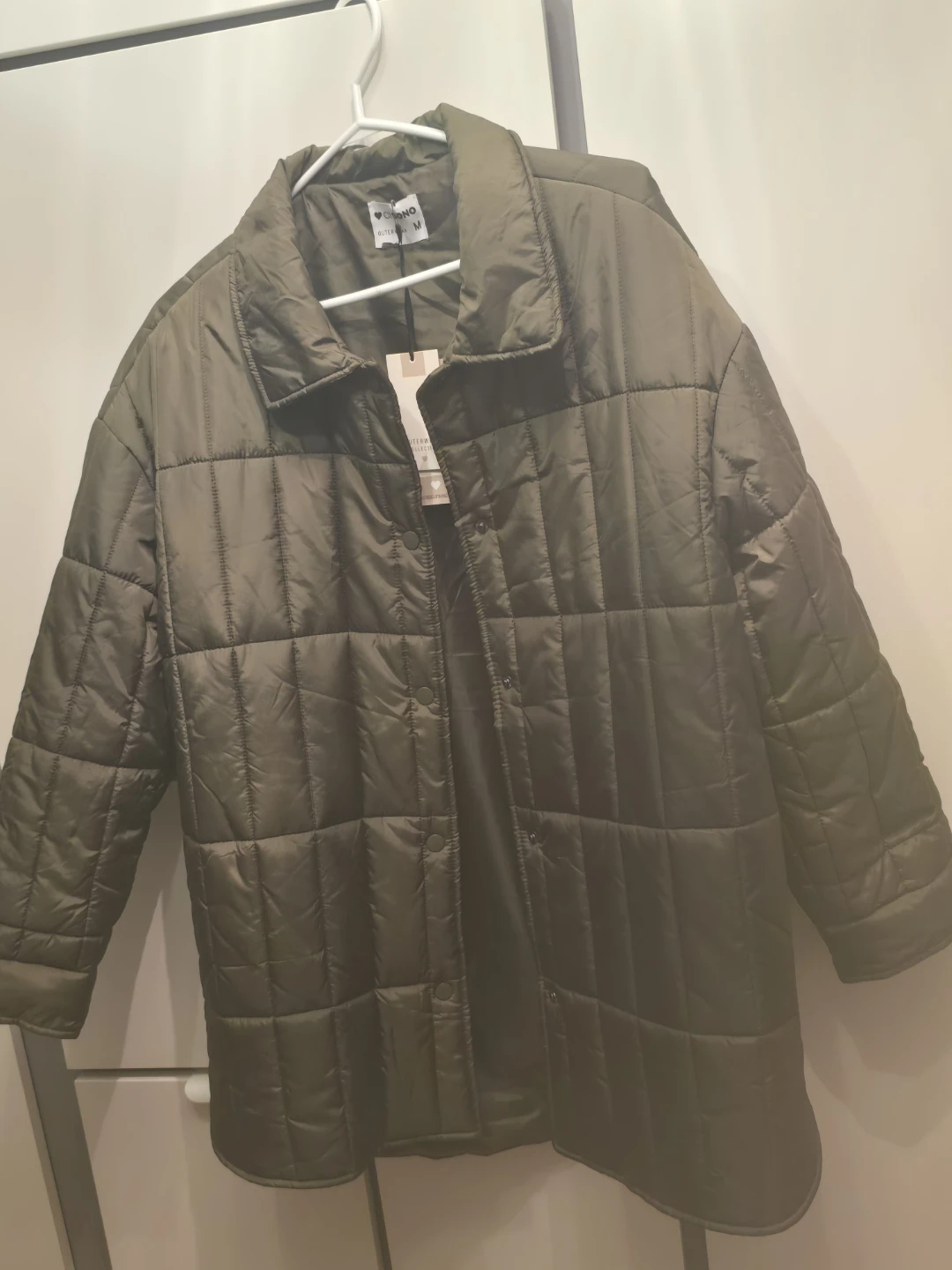 Quilted Olive Jacket Medium and Rain jacket new - photo 2