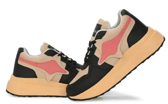 (BRAND NEW) Women Colourblocked Platform Sneakers Size 4 (24 cm)