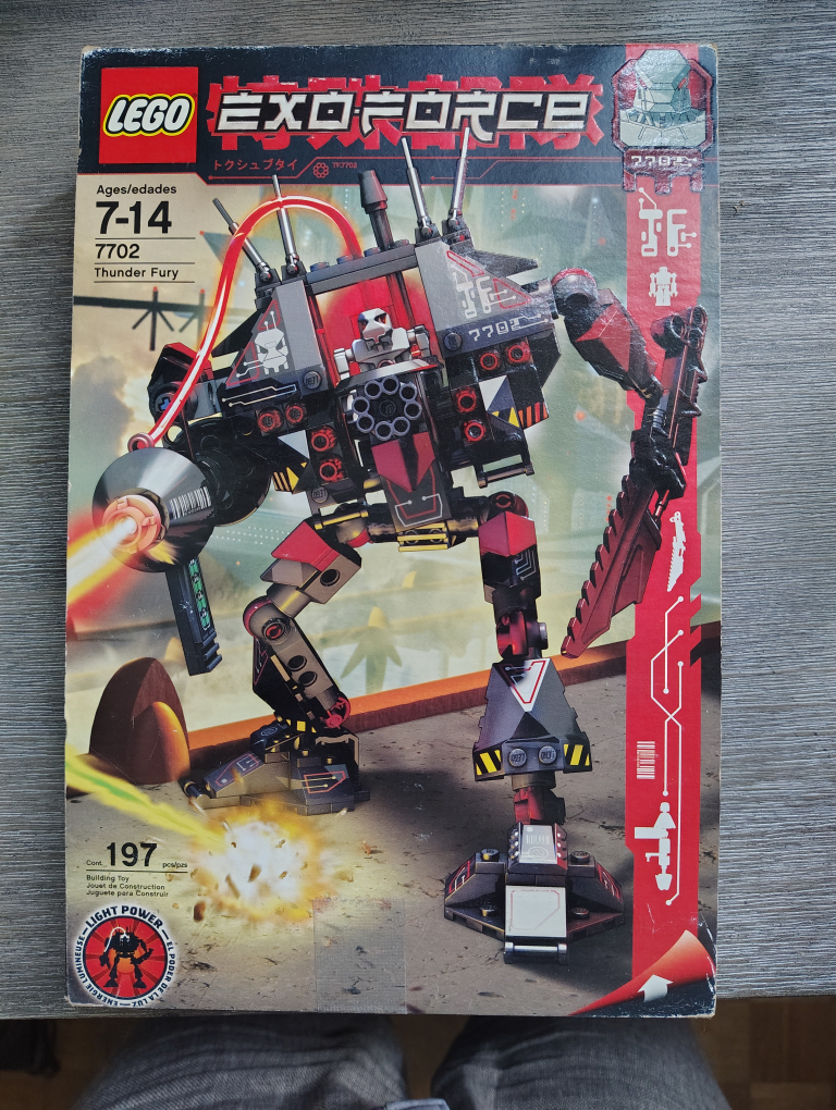 Rare Discontinued LEGO Set Exo-Force Thunder Fury 7702