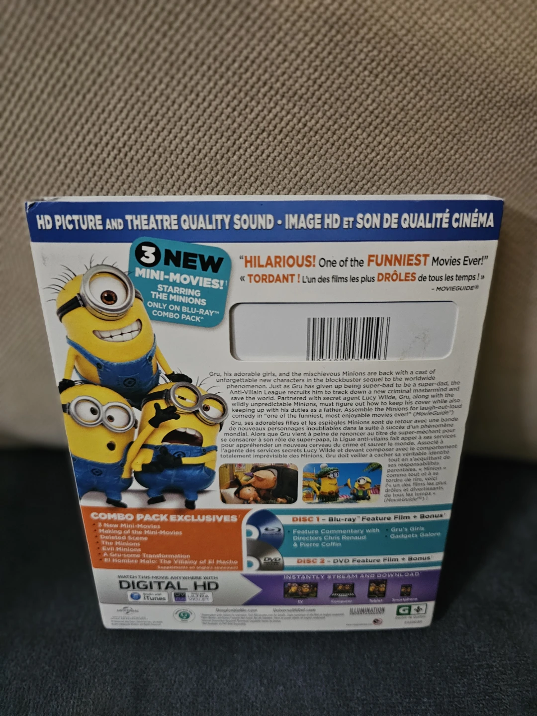 Despicable Me 2 Blu-ray and DVD Combo Pack - photo 3