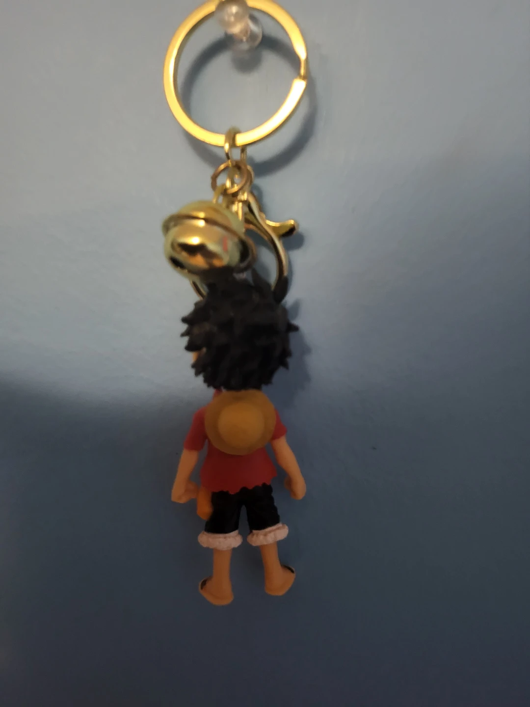 One Piece Luffy Keychain with Bell - photo 4