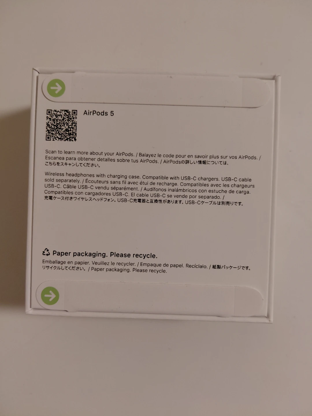 Apple AirPods 5 NEW SEALED - photo 2