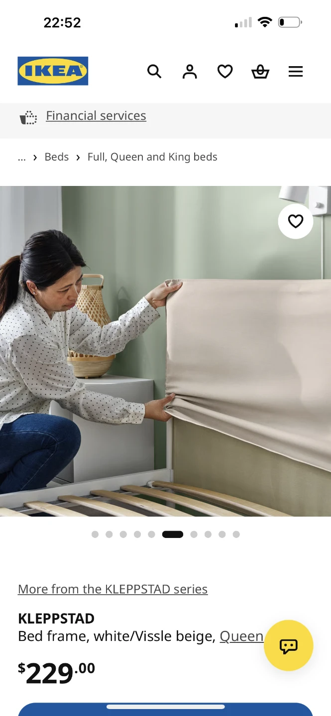 IKEA KLEPPSTAD Queen Bed Frame - photo 5