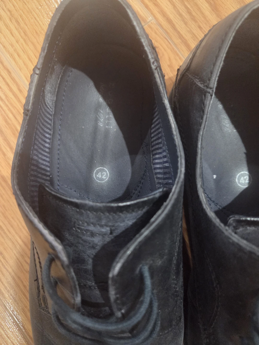 Bugatti black dress shoes size 42 - photo 2