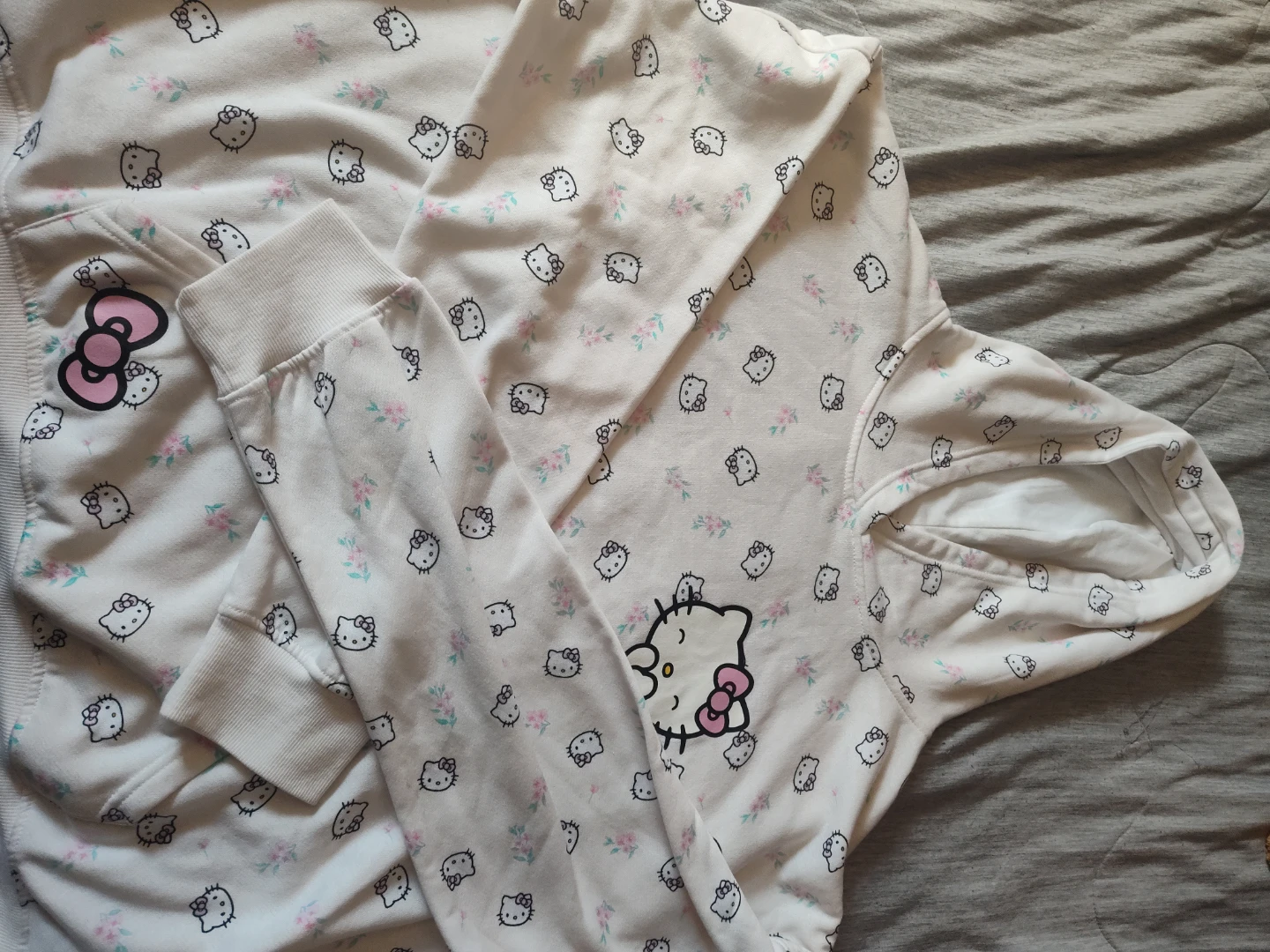 Hello Kitty Floral Hoodie
