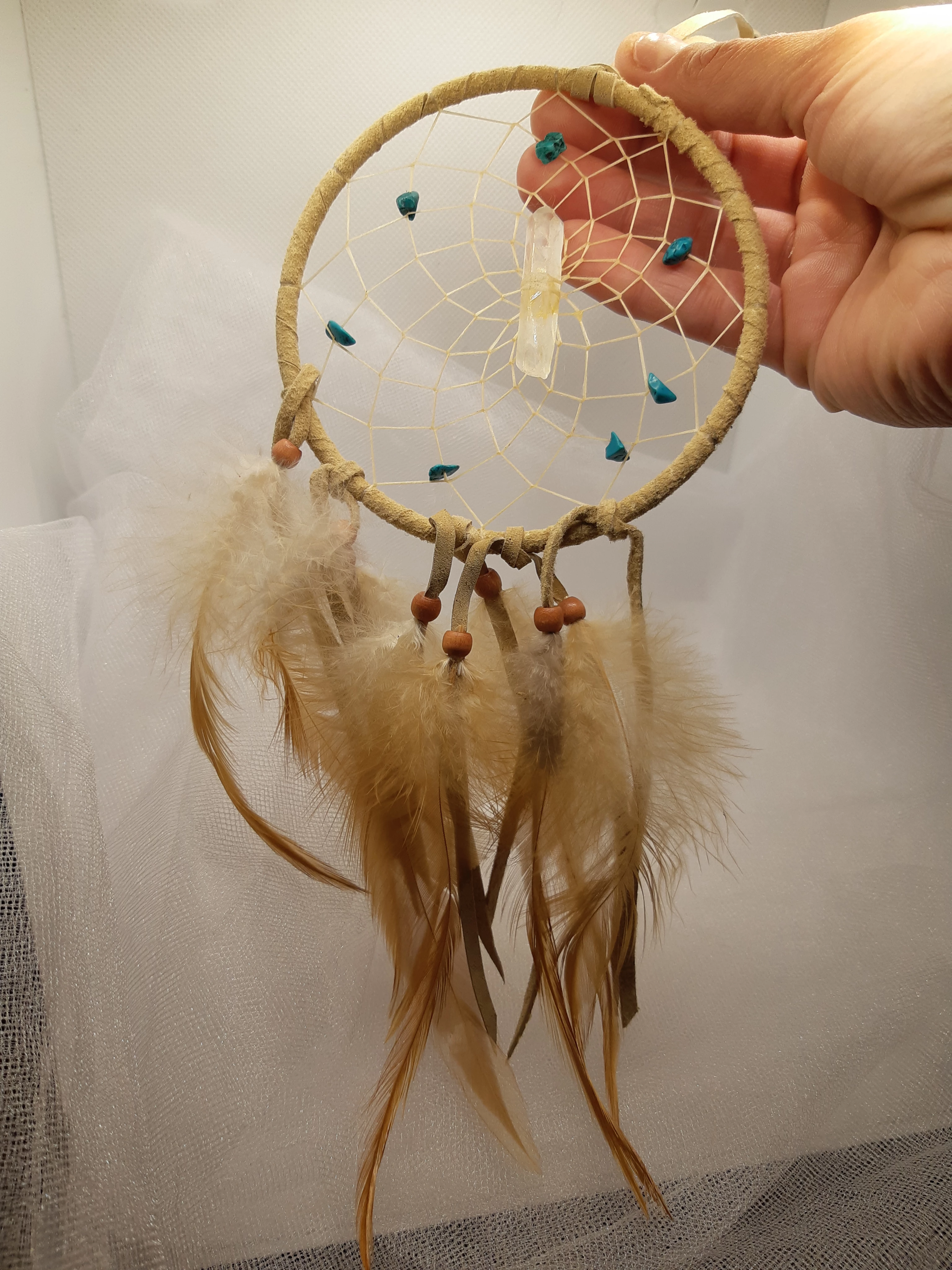 4" Vision Seeker Dreamcatcher (Brown) - photo 4