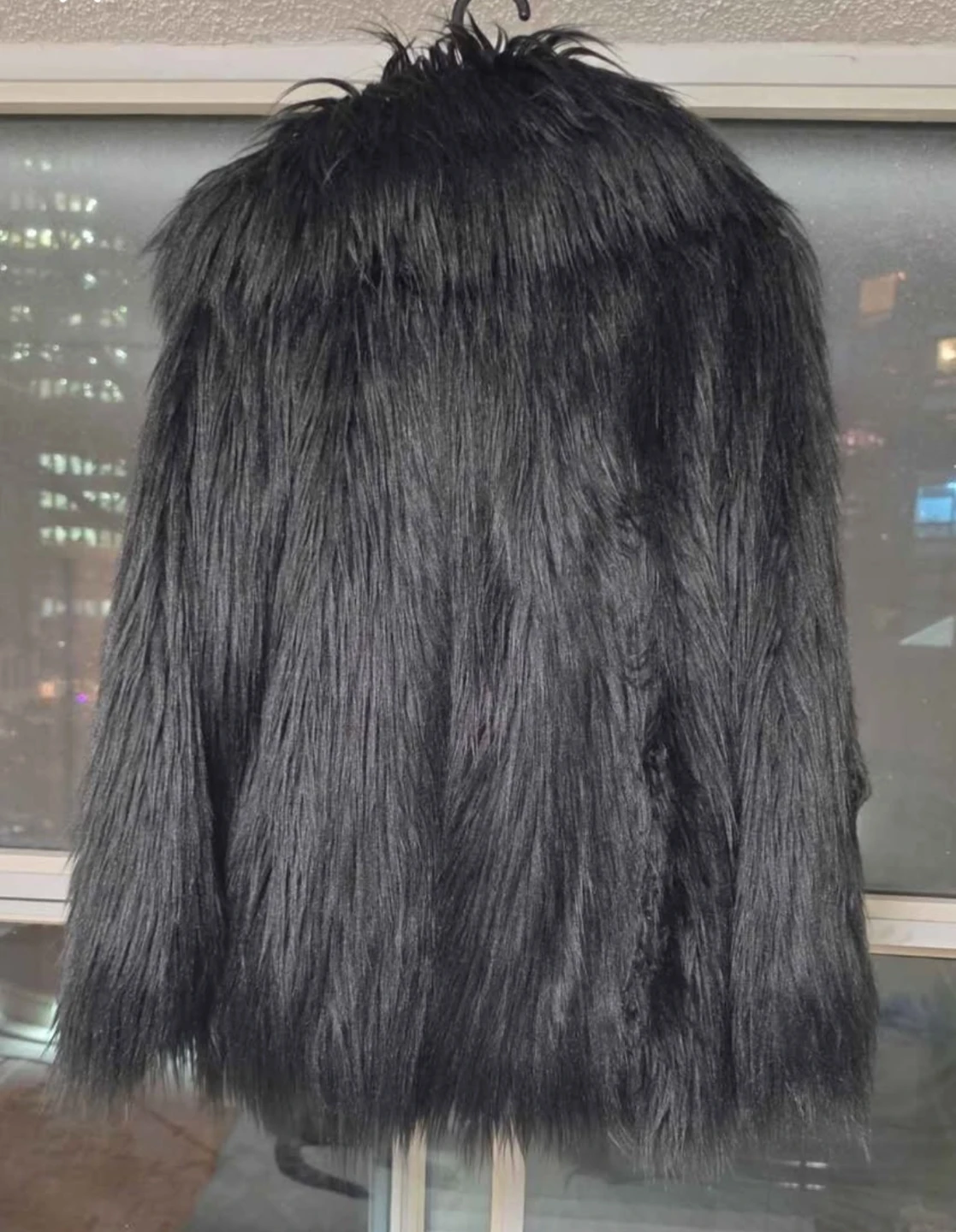 Current Mood black faux fur jacket - photo 4