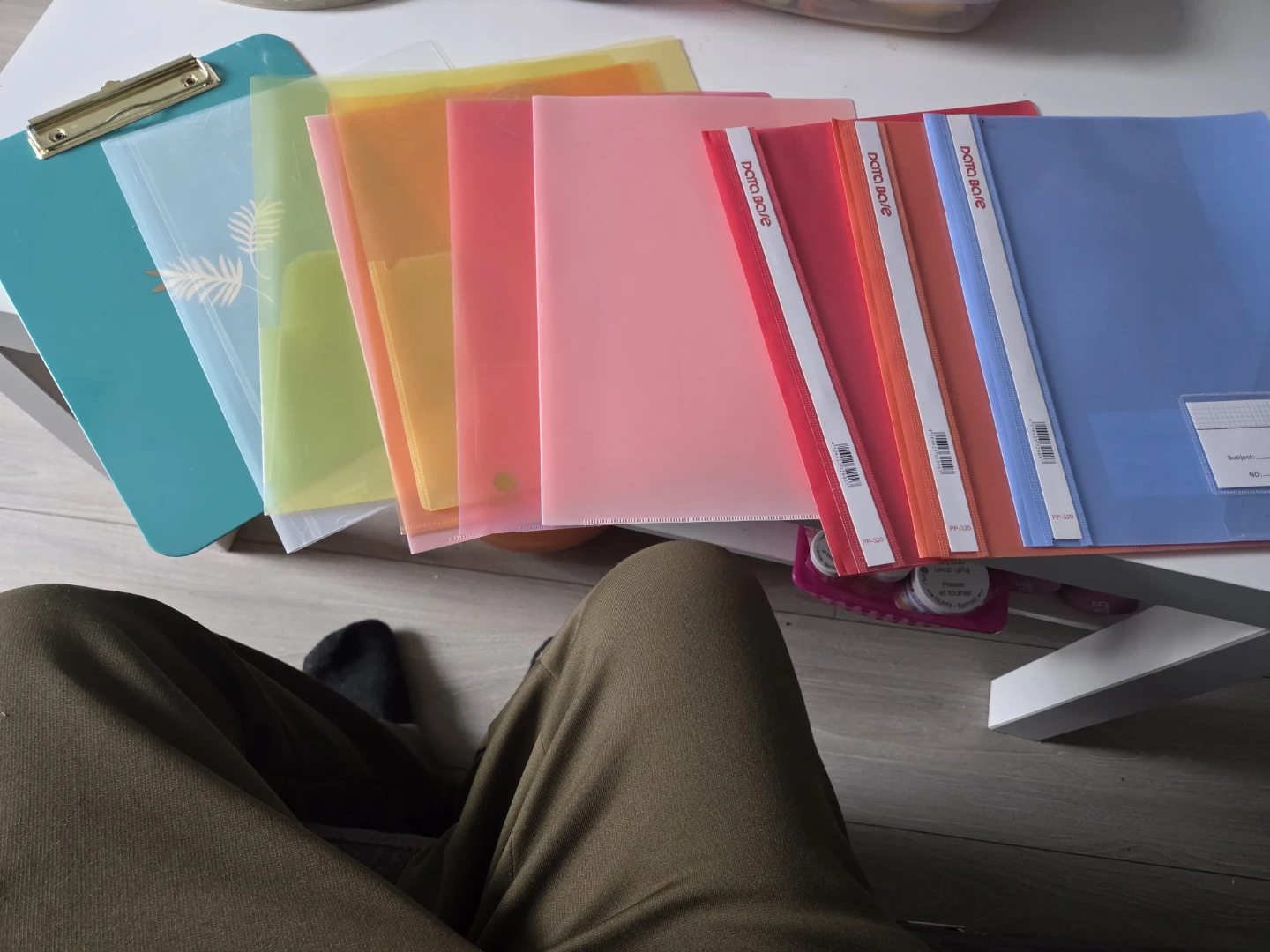 Assorted Data Base Document Folders